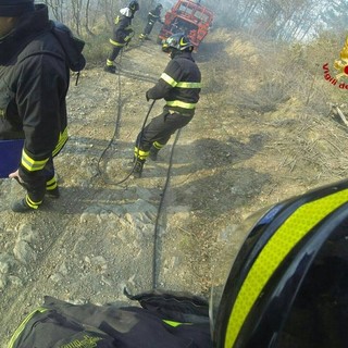 Spento l'incendio di Varazze