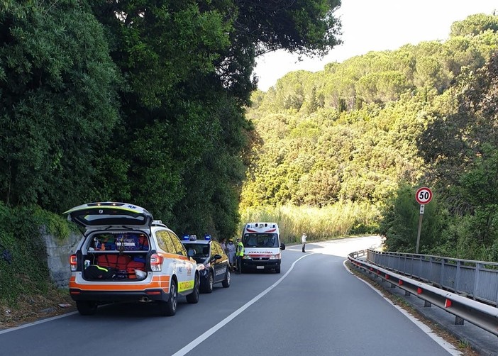 Incidente tra Celle e Varazze: donna investita in bicicletta sull'Aurelia