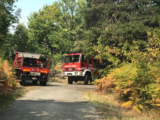 Dego: domato l'incendio vicino al convento di Santa Libera