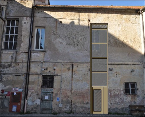 Albenga, al complesso San Domenico un nuovo ascensore per disabili Albenga, al complesso San Domenico un nuovo ascensore per disabili