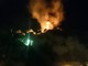 Incendio a Capo San Donato nella notte, ore di lavoro per domarlo Incendio a Capo San Donato nella notte, ore di lavoro per domarlo