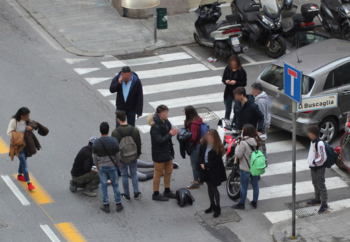 Incidente a Savona tra via XX Settembre e via Buscaglia