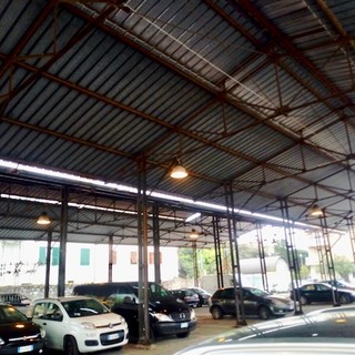 Albenga, intervento di ripristino e potenziamento dell'illuminazione pubblica in piazza Corridoni