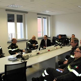 Savona: il Prefetto incontra i vigili del fuoco