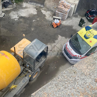Alassio, fatale caduta da una betoniera: muore un operaio cinquantenne