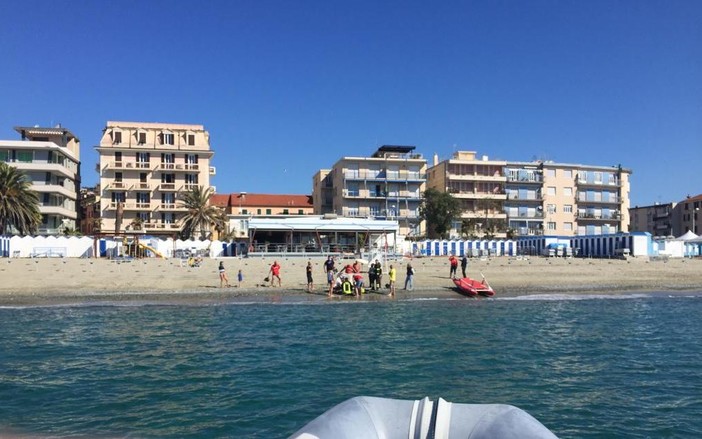 Albissola Marina: capriolo in difficoltà sugli scogli, intervengono i vigili del fuoco (FOTO)