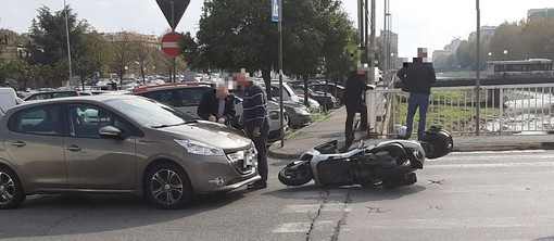 Savona, incidente tra via Trincee e il ponte sul Letimbro: nessun ferito, disagi alla circolazione