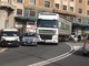 Savona, scontro tra auto e tir davanti alla Torretta: traffico in tilt (FOTO)