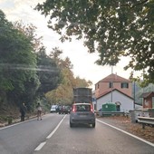 Savona, incidente in via Nazionale Piemonte all'altezza di Maschio Savona, incidente in via Nazionale Piemonte all'altezza di Maschio
