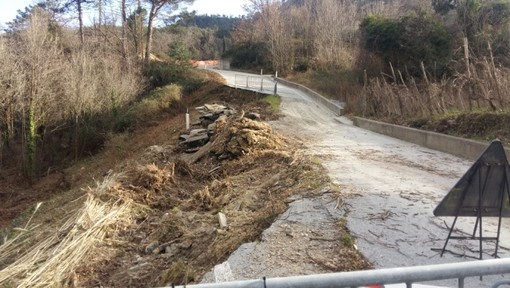 Frana sulla strada intercomunale "Giustenice–Pietra Ligure-Ranzi": al via i lavori per la messa in sicurezza Frana sulla strada intercomunale "Giustenice–Pietra Ligure-Ranzi": al via i lavori per la messa in sicurezza