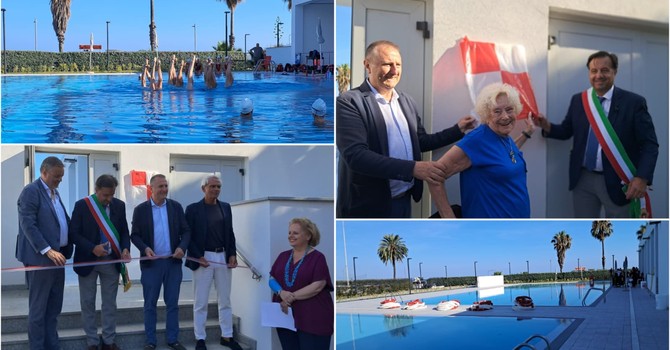 Savona, taglio del nastro per il nuovo lotto della piscina Zanelli: "Struttura moderna, pensata per lo sport di base e per quello di alto livello" (FOTO) Savona, taglio del nastro per il nuovo lotto della piscina Zanelli: "Struttura moderna, pensata per lo sport di base e per quello di alto livello" (FOTO)