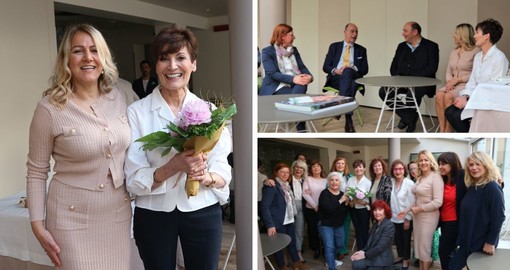 L’arte del ricevere di Barbara Ronchi della Rocca ad Alassio grazie a Fidapa