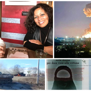 Attraverso l'arte contro la guerra. L'artista plasticienne finalese Faé Djéraba: "Tornare a sentirsi piccoli individui"