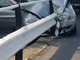 Ceriale, auto contro il guardrail: ferita una coppia di anziani (FOTO)