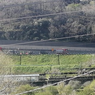Incidente sulla A10 all'altezza di Feglino, due anziani in codice rosso al Santa Corona