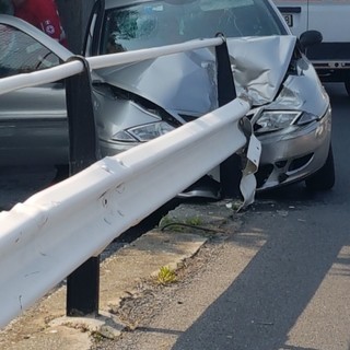 Ceriale, incidente motociclistico sulla via Aurelia (FOTO)