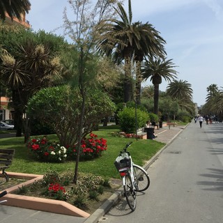 Finale interviene sul verde pubblico: lavori sul lungomare "Migliorini"