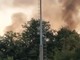 Ceriale, incendio boschivo nei pressi del campo sportivo: intervento dei vigili del fuoco (VIDEO)