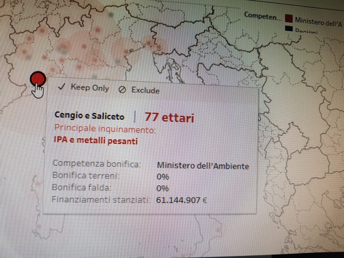 Siti inquinati, in provincia di Savona si cita Cengio. Il sindaco Dotta: "Bisogna usare il buonsenso" Siti inquinati, in provincia di Savona si cita Cengio. Il sindaco Dotta: "Bisogna usare il buonsenso"