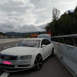 Incidente in autostrada, all'uscita di Millesimo: un'automobile coinvolta