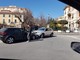 Albenga, incidente tra due auto alla rotonda della stazione: disagi al traffico (FOTO)