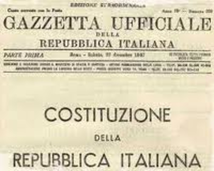 Noli ha adottato l'art. 5 della Costituzione Noli ha adottato l'art. 5 della Costituzione