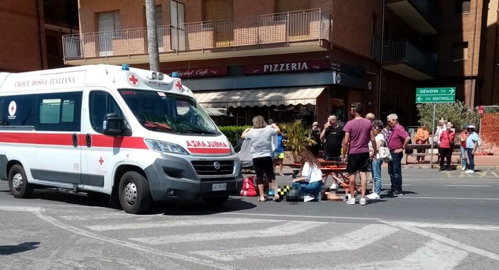 Borghetto, moto cade in corso Europa: un codice giallo al Santa Corona Borghetto, moto cade in corso Europa: un codice giallo al Santa Corona