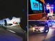 Ranzi, auto cappottata nella notte, due giovani al Santa Corona in codice giallo