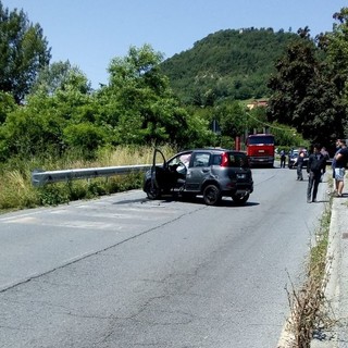 Cosseria, incidente sulla Sp 28 bis: operaio investito da un'auto: codice giallo al San Paolo