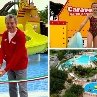 Ceriale, inaugurata la stagione e una nuova attrazione al Parco Caravelle