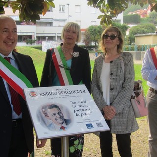 Quiliano, intitolato all'indimenticato Enrico Berlinguer il parco in località Massapè Quiliano, intitolato all'indimenticato Enrico Berlinguer il parco in località Massapè