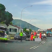 Auto travolge un ottantenne sull'Aurelia a Ceriale Auto travolge un ottantenne sull'Aurelia a Ceriale