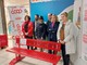 Savona, al centro commerciale "II Gabbiano" di Coop Liguria inaugurata la panchina rossa (FOTO e VIDEO)