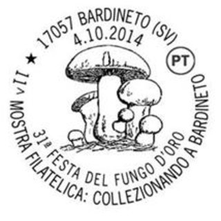 Bardineto, speciale annullo per la Festa del Fungo
