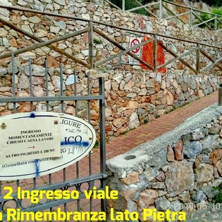 Pietra, il gruppo "Sara Foscolo Sindaco" attacca: "Il parco 'Offemburg' é in una situazione di sfascio progressivo"