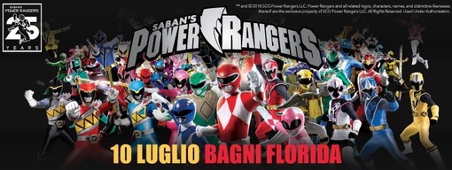 Ai Bagni Florida di Loano arrivano i Power Rangers!