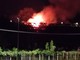 Albenga, incendio canneto alla foce del fiume Centa: vigili del fuoco mobilitati (FOTO)
