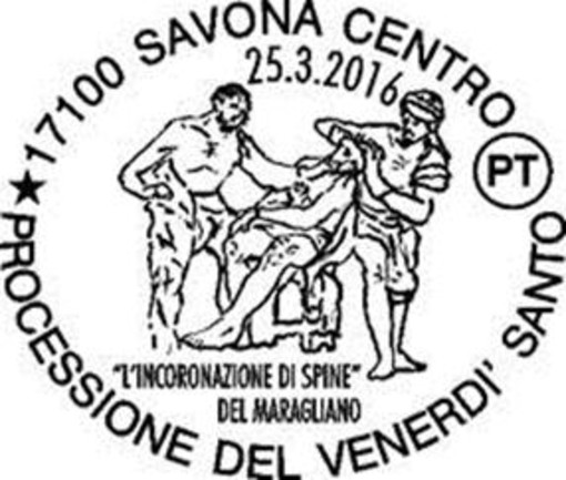 Savona, Poste Italiane partecipa con un annullo filatelico speciale alla Processione del Venerdì Santo Savona, Poste Italiane partecipa con un annullo filatelico speciale alla Processione del Venerdì Santo