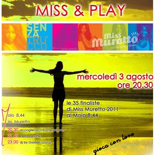 Serata evento al Molo 8.44: Miss Muretto a Vado Ligure