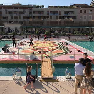 #LamiaLiguria: in trasferta a Milano per una grande infiorata