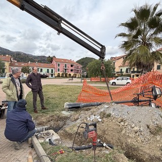 Andora, a Molino Nuovo al via i lavori per la nuova illuminazione dei Giardini Lino Giusto