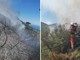 Incendio boschivo sulle alture di Alassio: iniziata la fase di bonifica (FOTO e VIDEO)