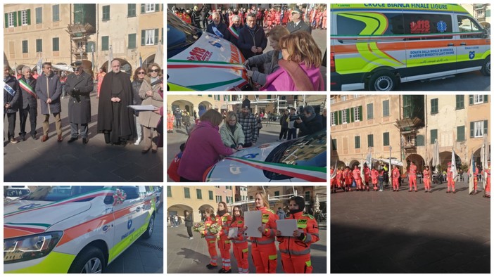 Un regalo per sé e la comunità: ecco due nuovi mezzi per la Croce Bianca di Finalmarina (FOTO) Un regalo per sé e la comunità: ecco due nuovi mezzi per la Croce Bianca di Finalmarina (FOTO)