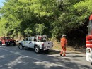 Incendio nella Valle dell'Erro: rogo spento, notte di presidio per la sicurezza Incendio nella Valle dell'Erro: rogo spento, notte di presidio per la sicurezza