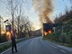 Villanova d'Albenga, incendio sulla statale 453: strada riaperta a senso unico alternato Villanova d'Albenga, incendio sulla statale 453: strada riaperta a senso unico alternato
