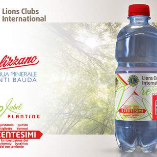 L'acqua di Calizzano e i Lions lanciano una campagna per l'ambiente