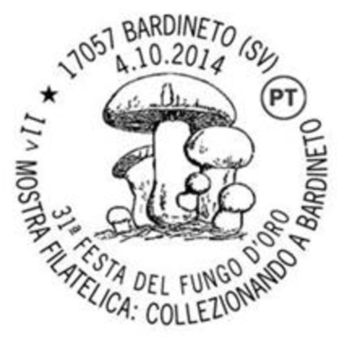 Bardineto, speciale annullo per la Festa del Fungo