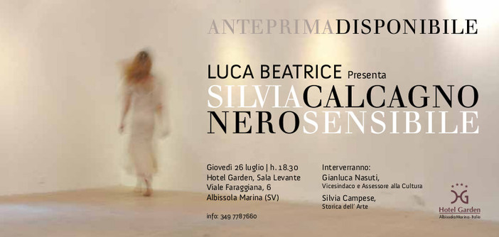 Albissola Marina, inaugurazione della mostra "Nero sensibile" di Silvia Calcagno