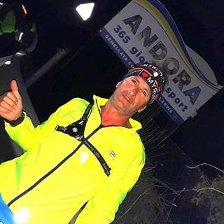 Il consigliere comunale di Andora Ilario Simonetta alla Ultra Maratona Milano Sanremo