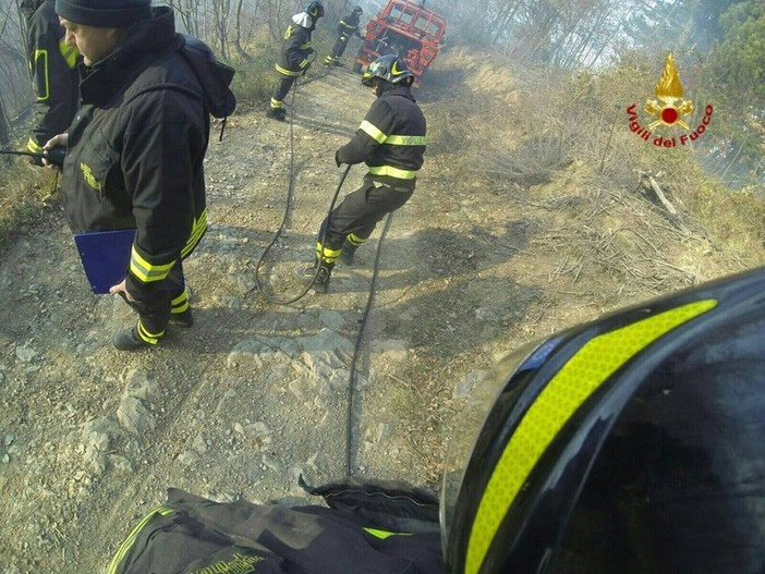 Spento l'incendio di Varazze